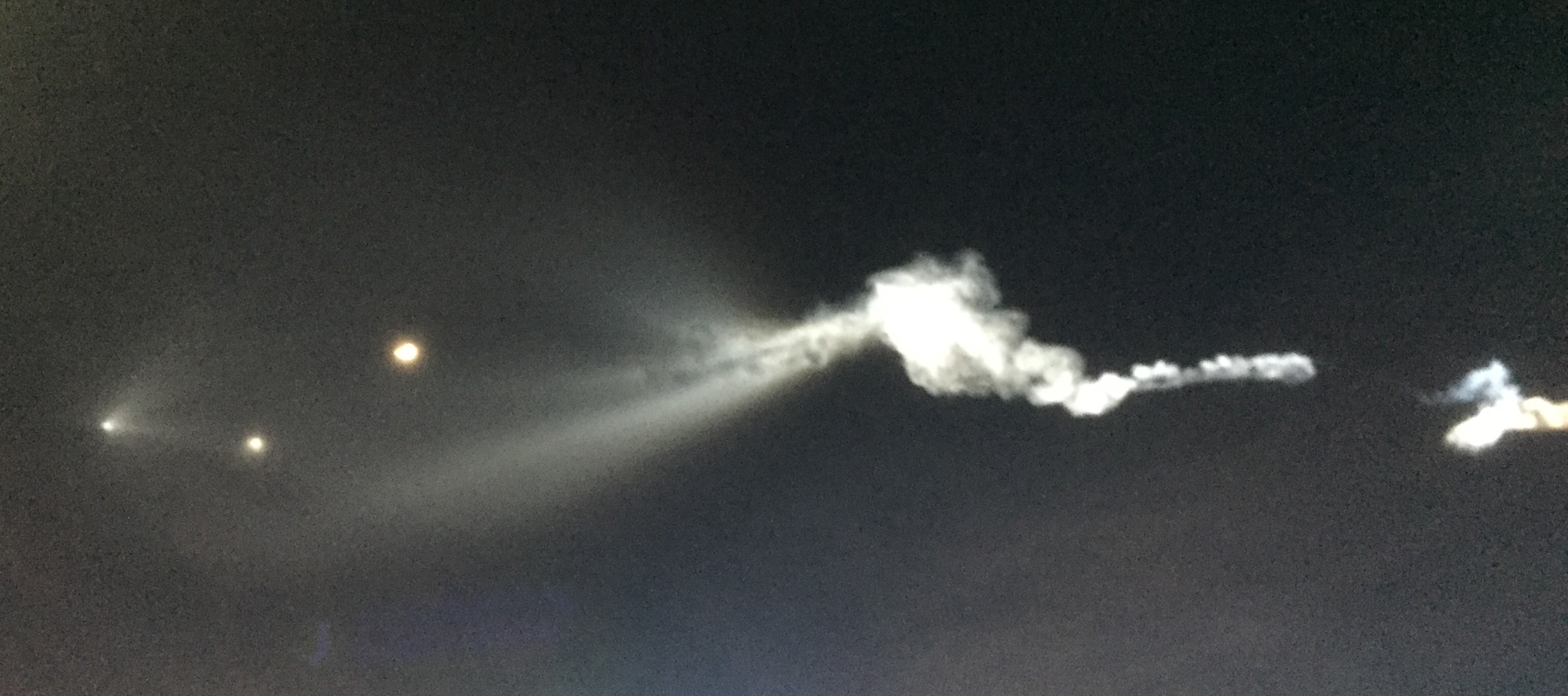 The Space X launch the 22nd was quite spectacular