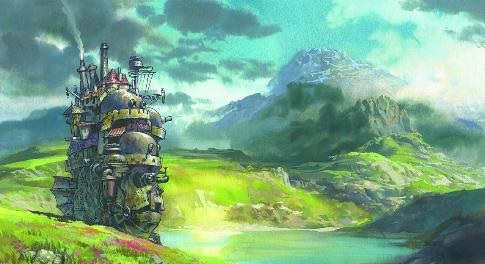 Finished up reading Howl’s Moving Castle